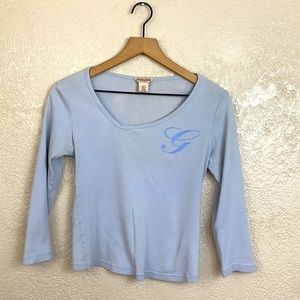 Guess woman’s cropped long sleeve top